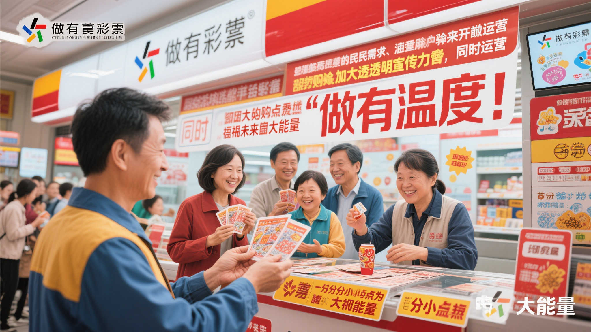 所谓“做有温度”的彩券，意味着以更加贴近